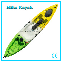 Single Fishing Mika Kayak with Pedals & Rudder LLDPE Boat